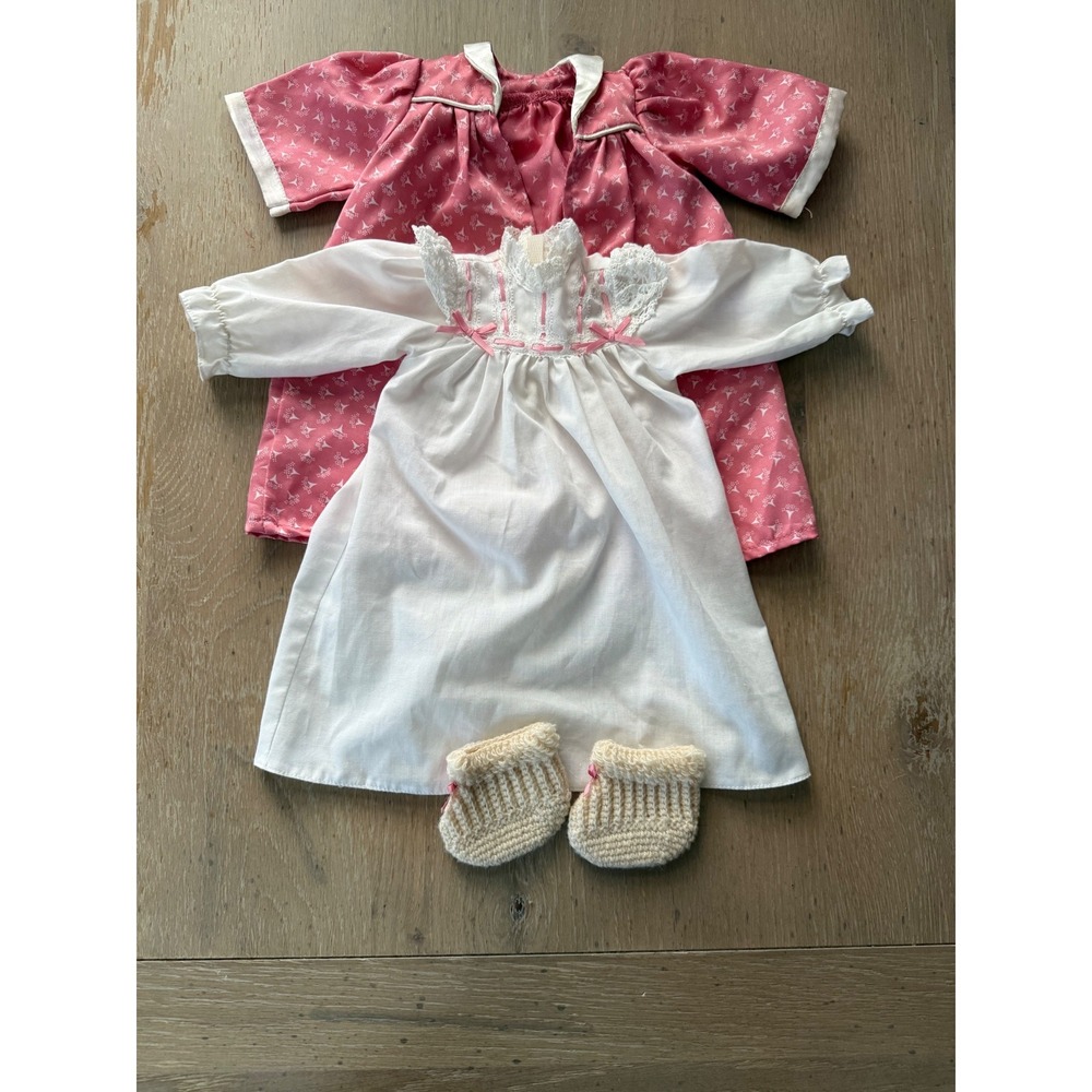 Pleasant Company American Girl Kirsten Larson Nightgown Robe Booties Vintage